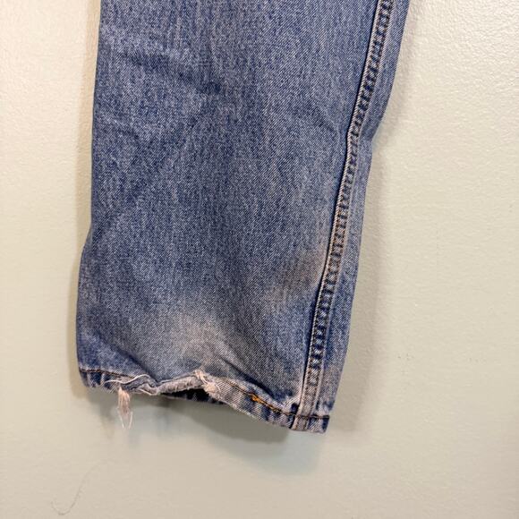 Levis 505 Jeans Men 34X30 Blue Denim Straight Leg Regular Fit Casual Medium Wash - Picture 7 of 12